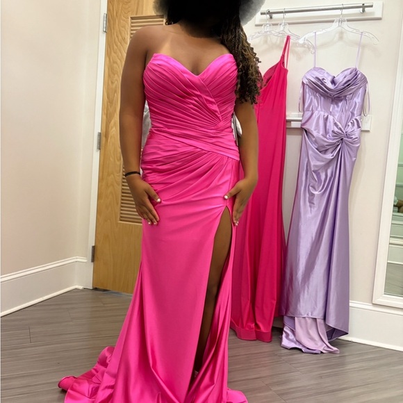 satin mermaid wedding dress JOY Wedding Dress